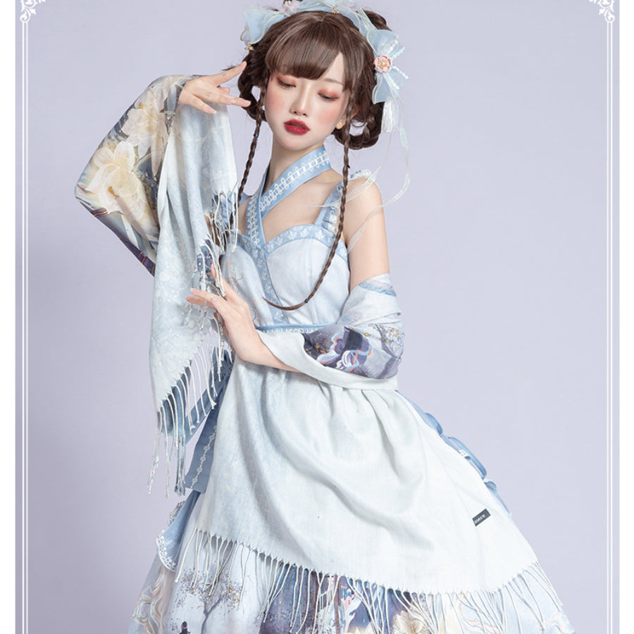 Chinese Style Vintage Lolita Slip Dress Sets