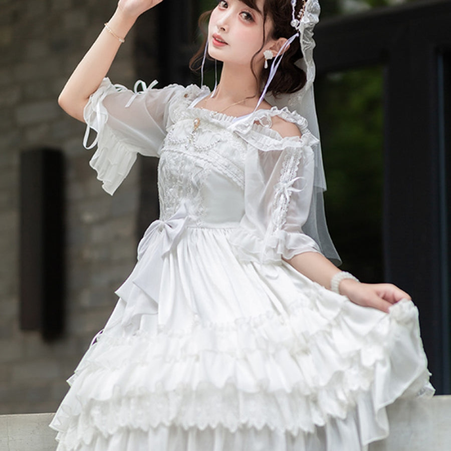 Elegant Lolita High Waist Jumper Skirt