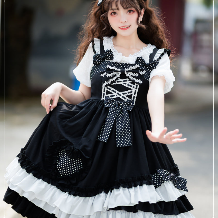 Daily Sweet and Cool Lolita Jumper Skirt