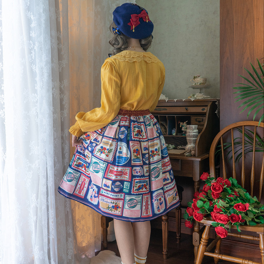 American Style Vintage Daily Lolita Skirt