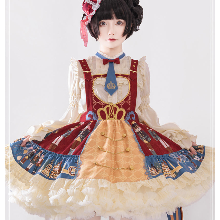 Christmas The Nutcracker Lolita Jumper Skirt Sets