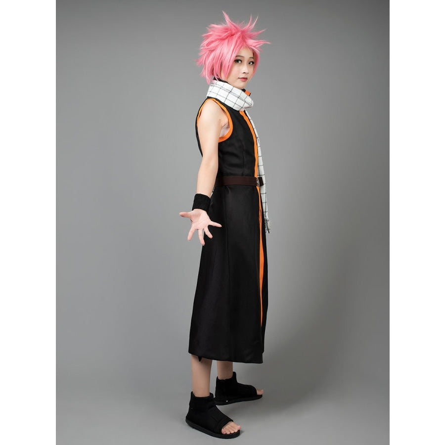 FAIRY TAIL Natsu Dragneel Cosplay Anime Costume Uniform Scarf 2