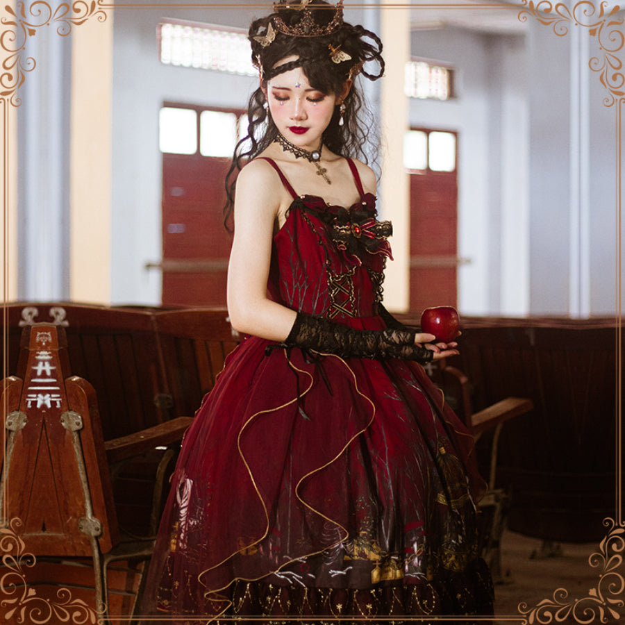 Vintage Elegant Gothic Lolita Slip Dress