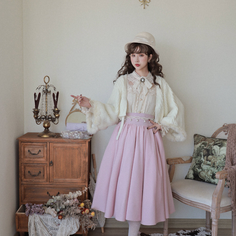 Daily Elegant Vintage Lolita Skirt and Shirt