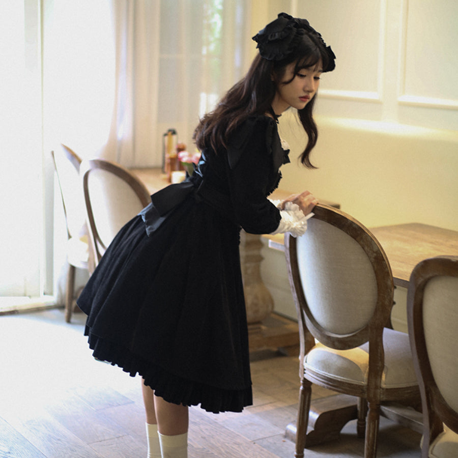 Lovely Elegant Lolita Large Size Slim Dress