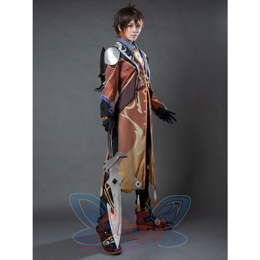 cosfun Game Genshin Impact Zhongli Cosplay Costume