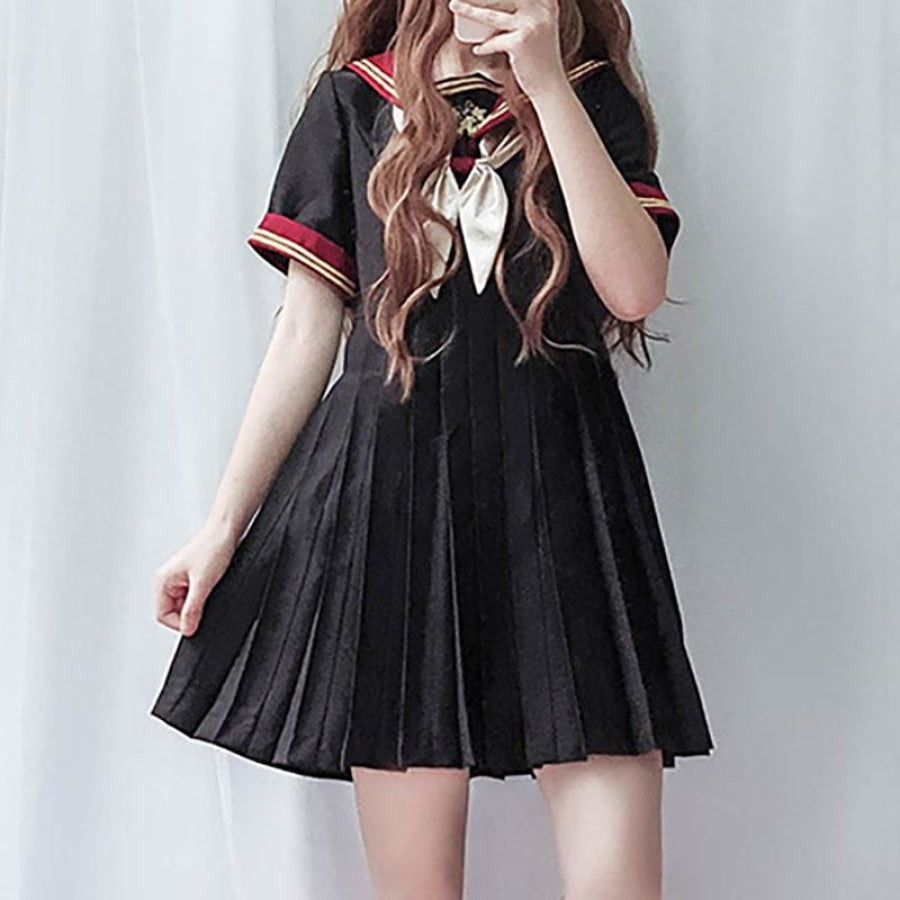 Golden Bell Jk School Uniform Dress Mp005881