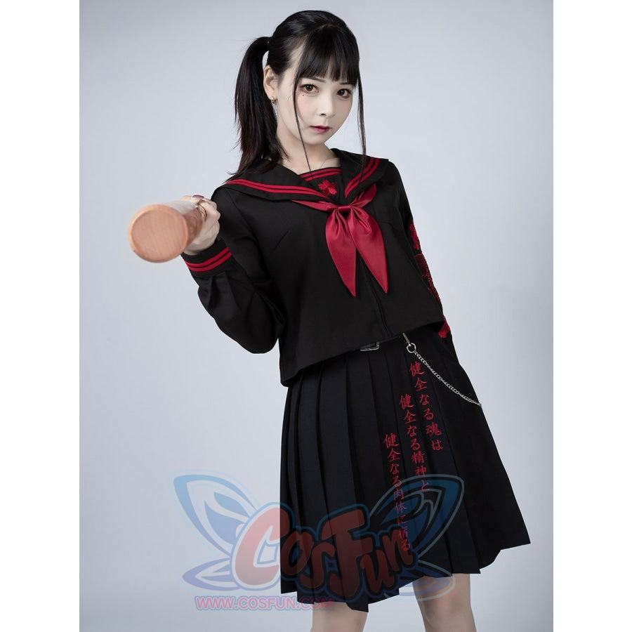 Hell Girl Jigoku Shōjo Cosplay Uniform School Uniform - cosfun