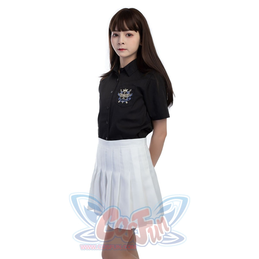 Jk High Waist Pleated Skirts C00169 School Uniform