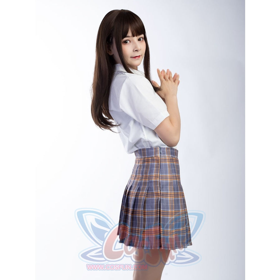 Jk High Waist Pleated Skirts C00169 School Uniform