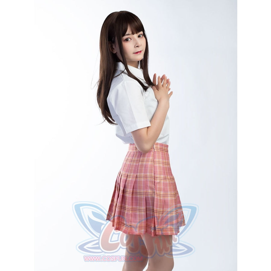 Jk High Waist Pleated Skirts C00169 School Uniform