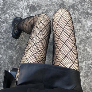 Women Hollow Out Sexy Pantyhose Black Mesh Stockings Jeans Stretch  Bottoming Stocking Fishnet Stockings Tights Clothing Accesso - AliExpress