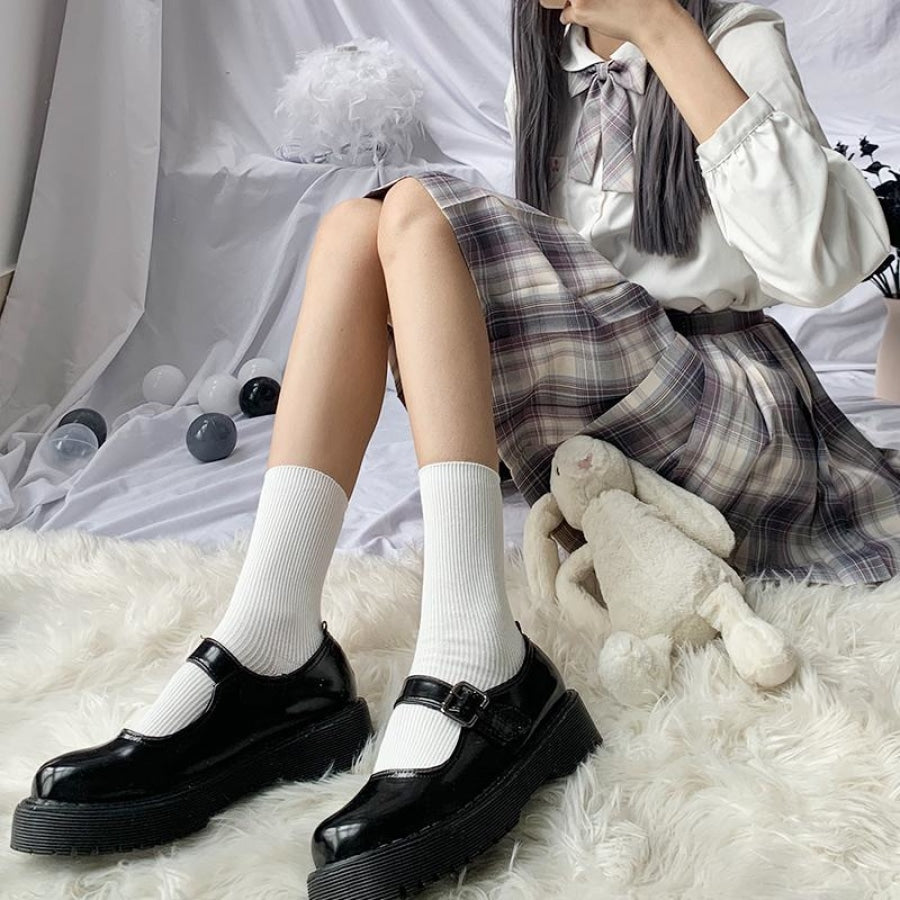 Jk Socks Cotton Crew Kawaii Srockings Stockings&socks