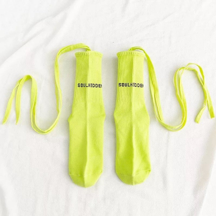 Jk Socks Tied Strip Thin Summer Kawaii Stockings&socks