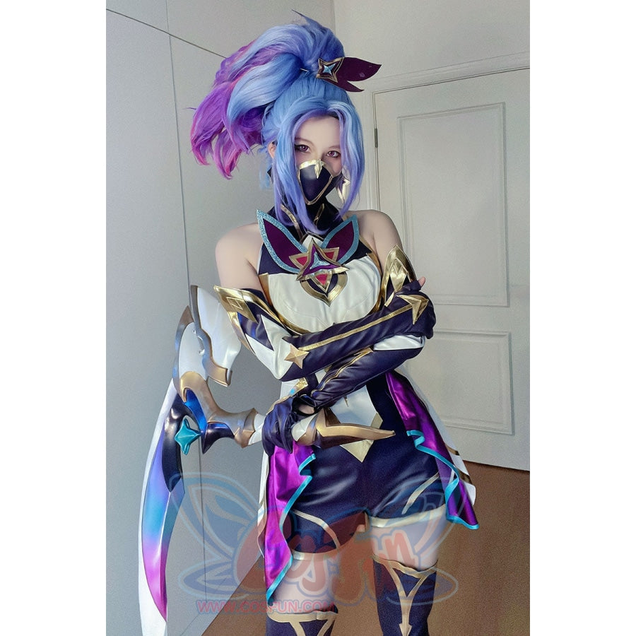 cosfun League of Legends LOL KDA Akali More Cosplay Costume