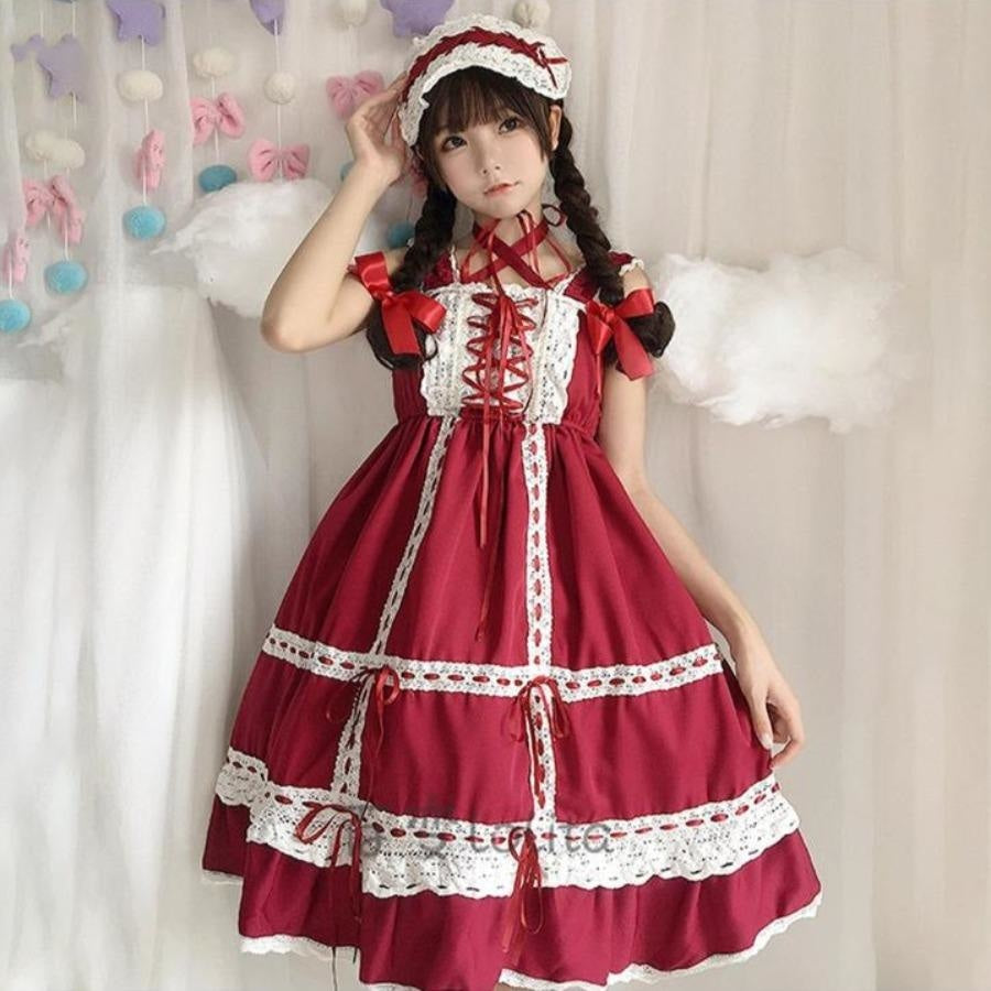 Lolita Maid Lace Sun Dress