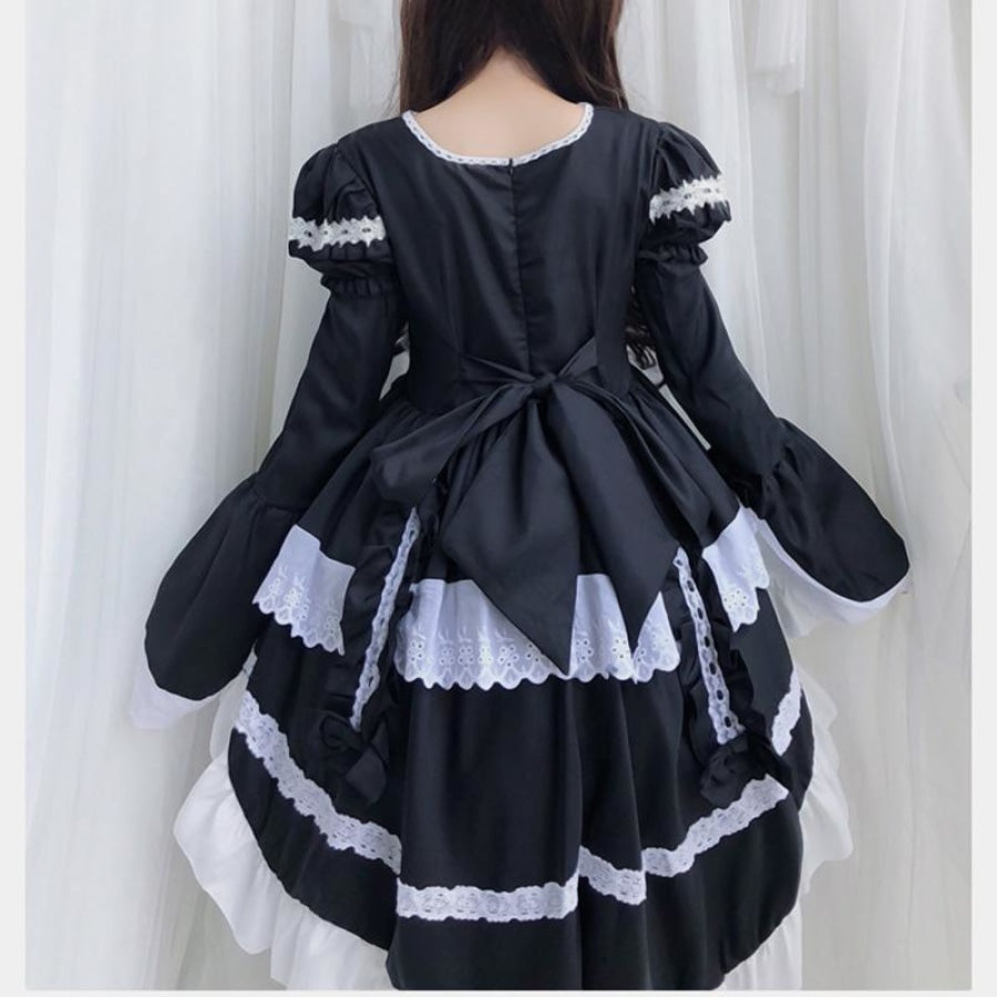 Lolita Princess Dress Full Suit Cosplay Maid For Children Girls Costumes