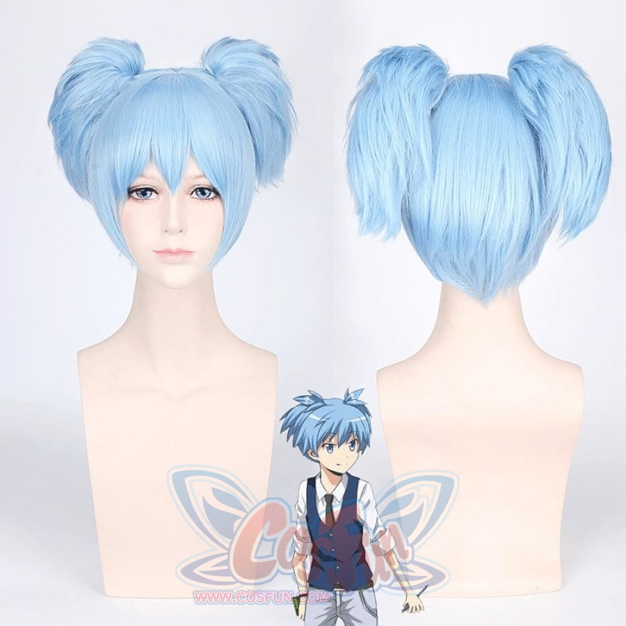 cosfun New Assassination Classroom Nagisa Shiota Cosplay Costumes &Wig