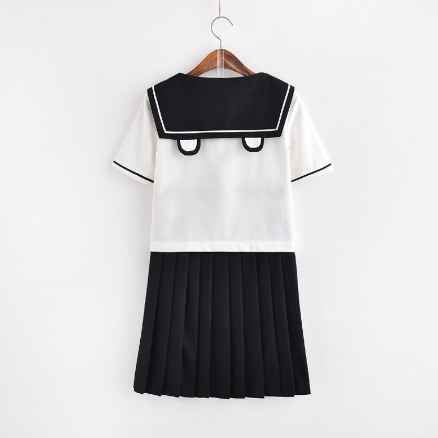 Panda Embroidered School Uniform