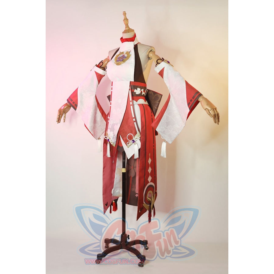 Genshin Impact Yae Miko Kimono Cosplay Costume Accessories