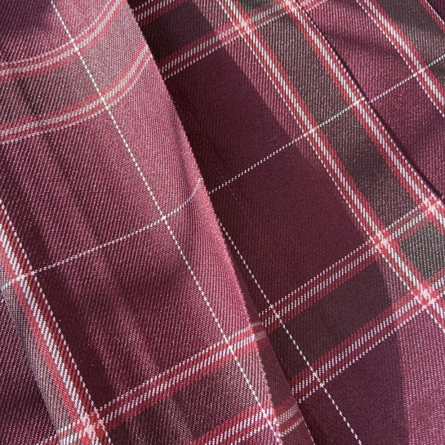 Prep School Plaid Pleated Skirt Mp006142