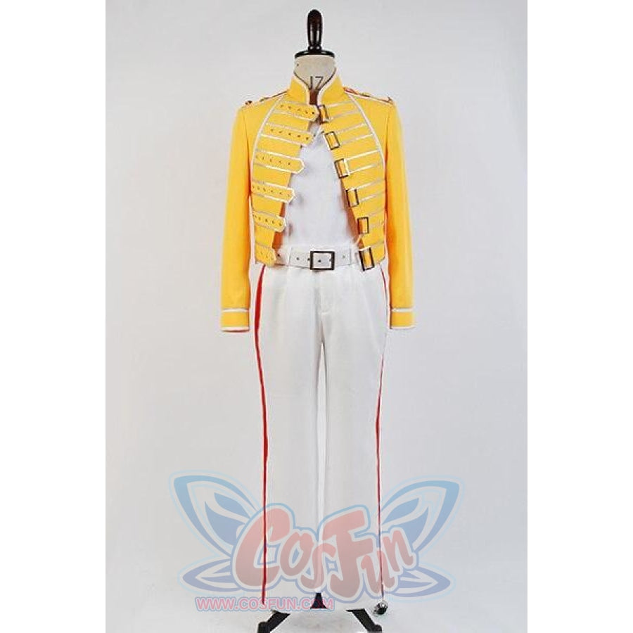 cosfun Queen Lead Vocals Freddie Mercury Wembley On Stage Cosplay