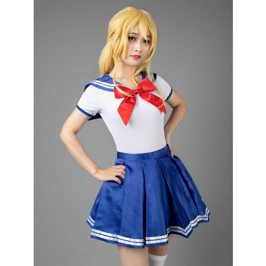 cosfun Fairy Tail Lucy Heartfilia Cosplay Costume Full Set mp002920