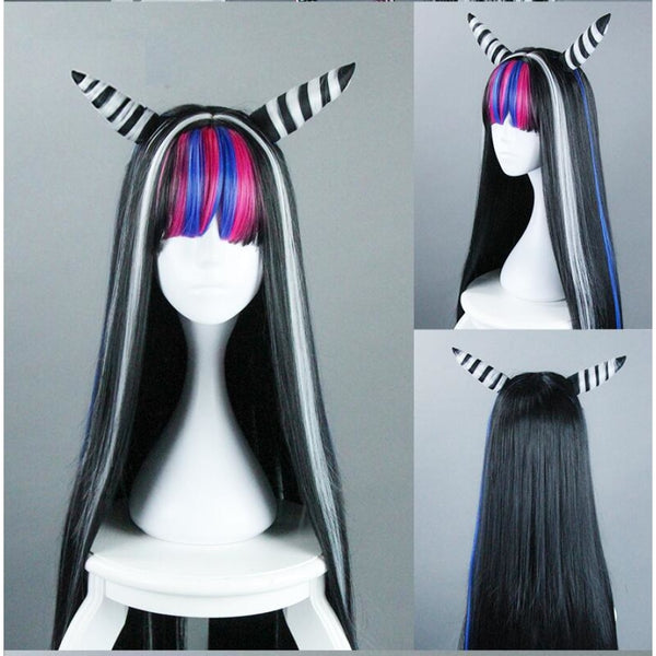 Super Danganronpa 2 Mioda Ibuki Cosplay Wigs Long Straight Hair mp005997