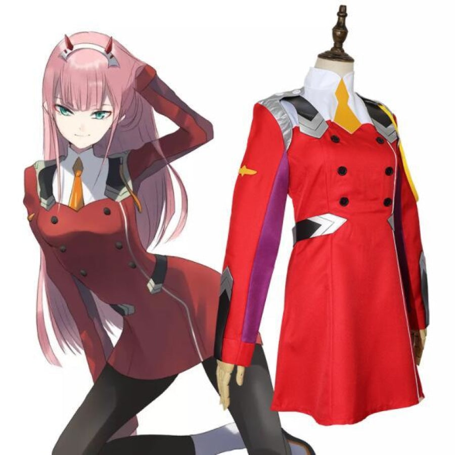 Zero Two Code 002 Plus Size Costume - DARLING in the FRANXX Cosplay